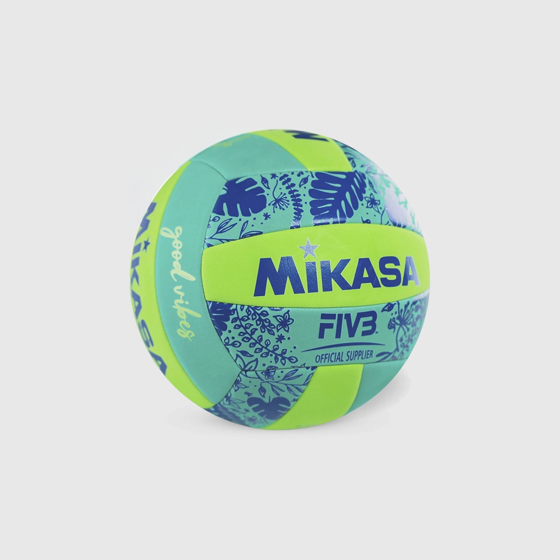 Miniatura 2.0 de Bola de V&ocirc;lei de Praia Good Vibes BV354TV Verde Mikasa